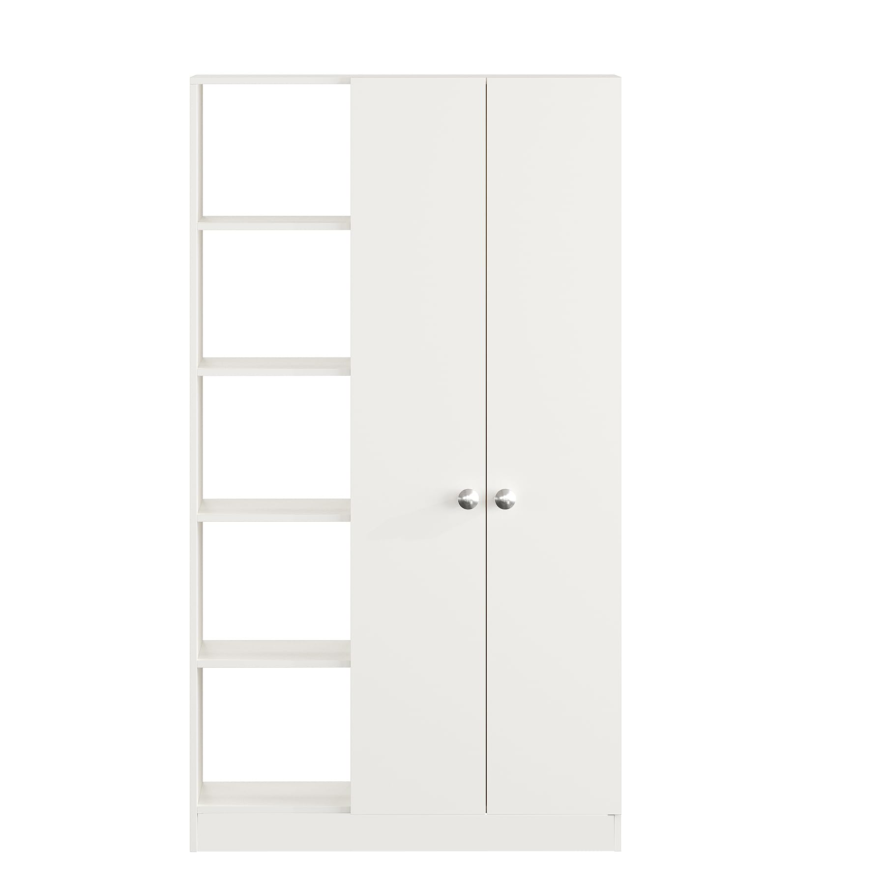Elora Wardrobe for Kids Clothes/Toys/Books (White) - right_view