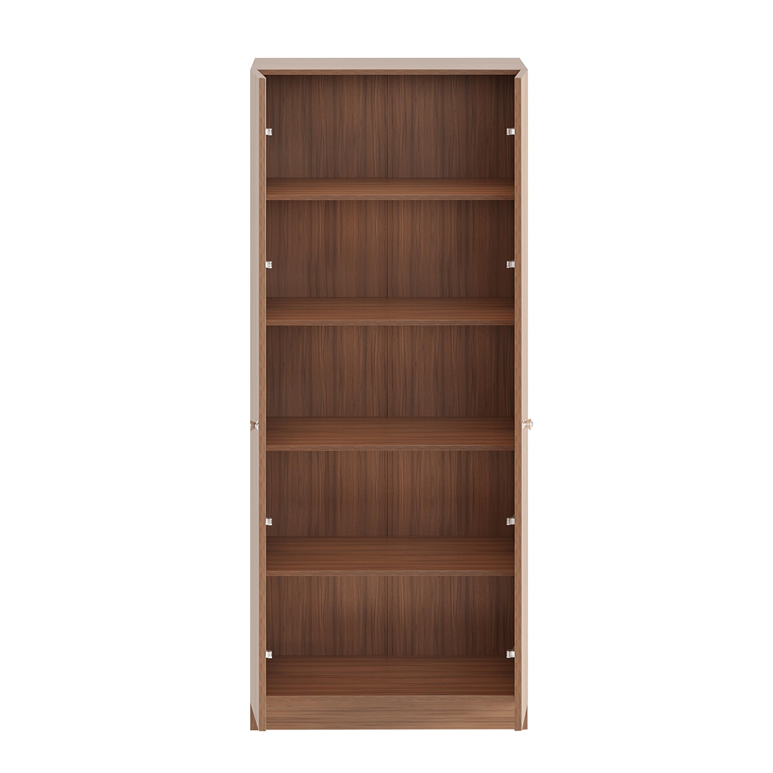 Fanciable Engineering Wood 2 Door Wardrobe Almirah for Clothes (Exotic Teak) - right_view
