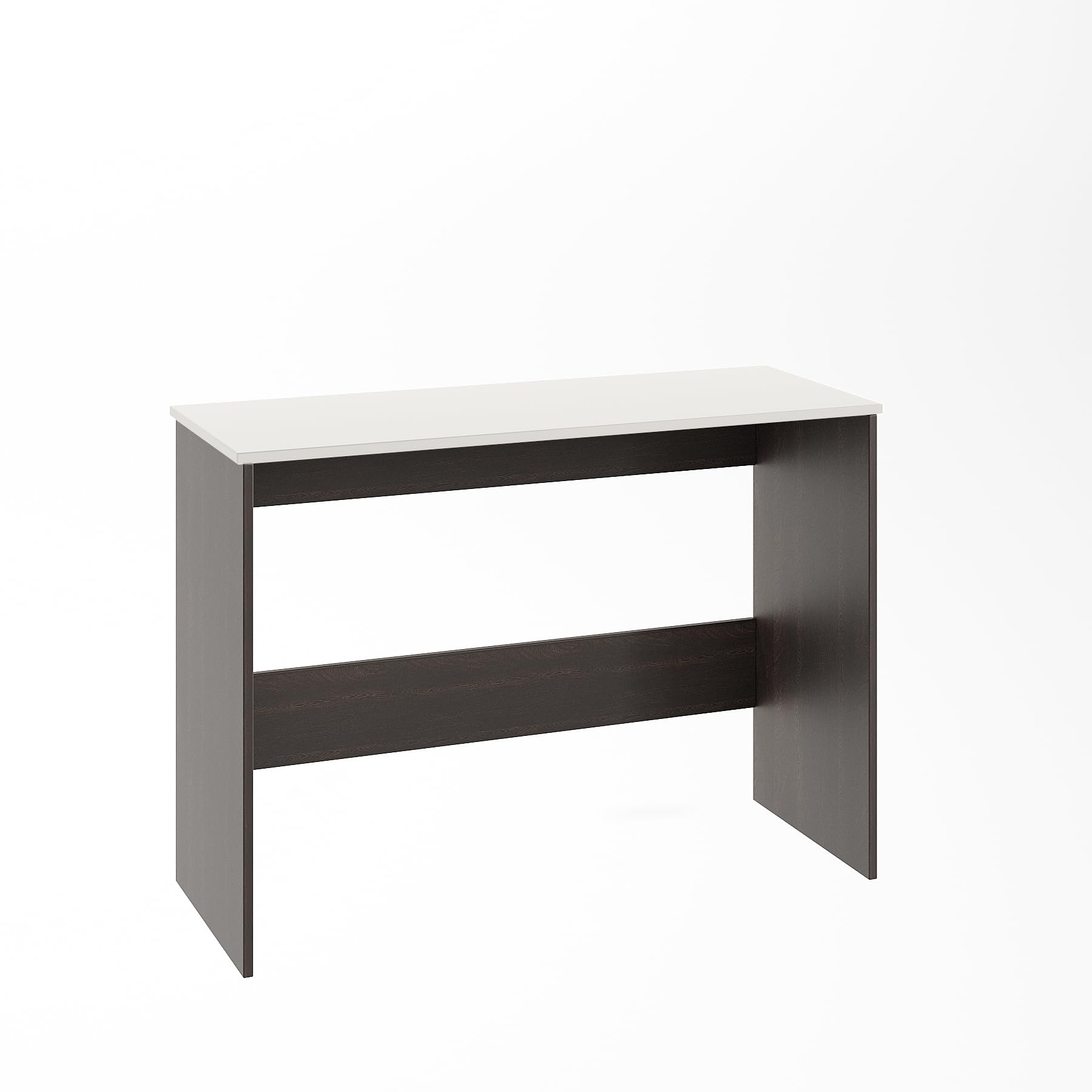 Boris Modern Engineered Wood Study Table | Wenge & White - left_view
