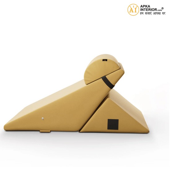 Adjustable Wedge Pillow for Sleeping Foldable Memory Foam Bed Cushion with Removable Cover | Ideal for Leg / Neck Elevation - top_view