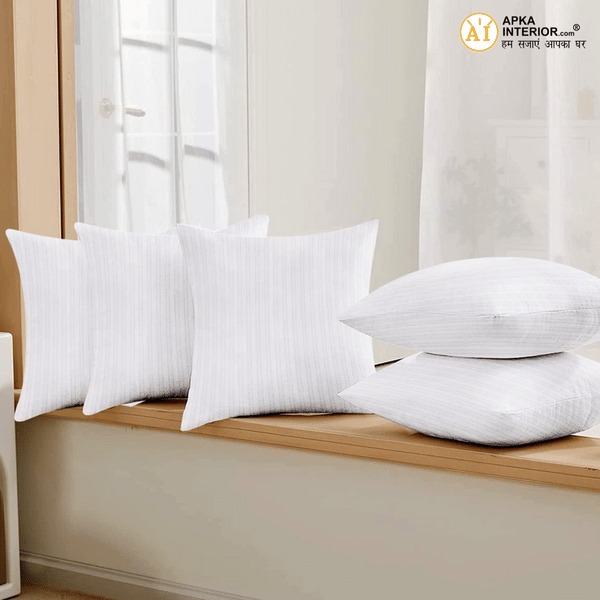 Microfiber Cushion 16 inch x 16 inch Filler, Sofa Cushions Set of 5 - top_view