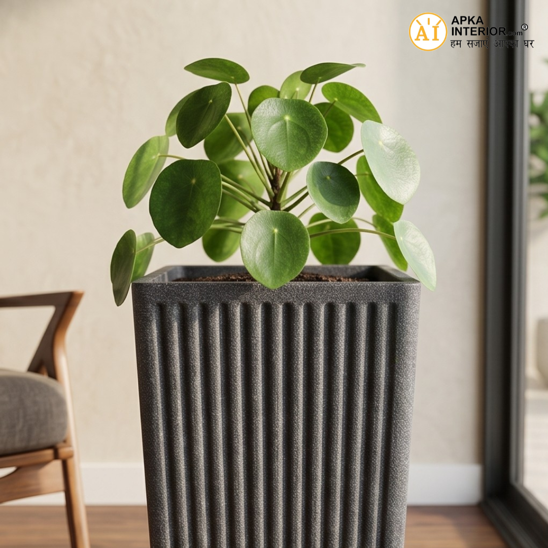 Grak Pot Planter (10x8.5x15.5) Inch - rear_view