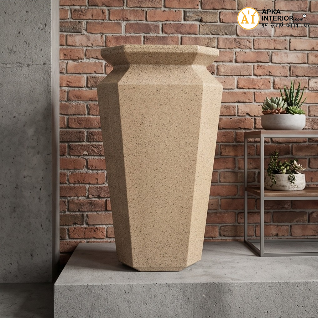 Flora Vase Planter (12x10x24) Inch - top_view