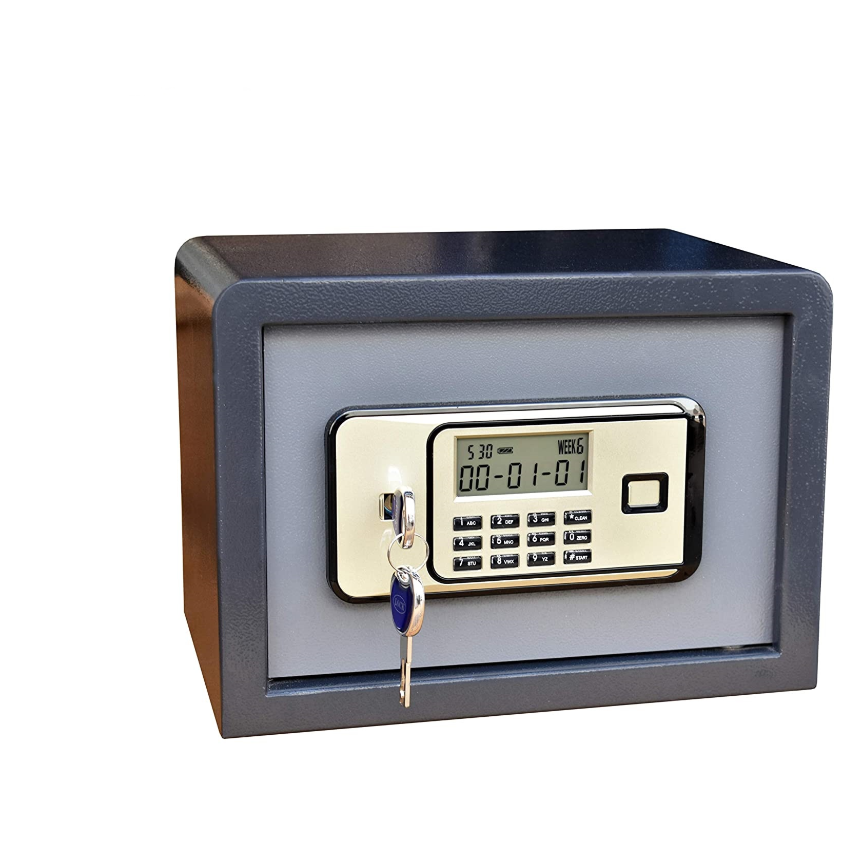 Grey Safe Locker - front-view