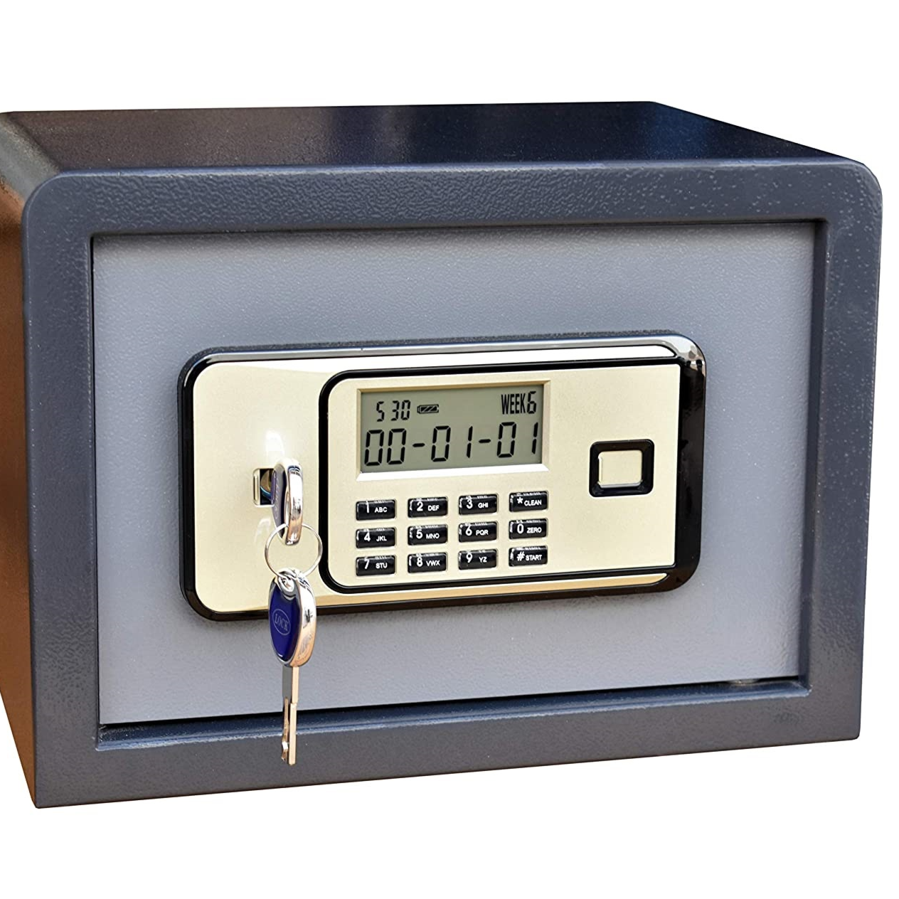 Grey Safe Locker - top-view