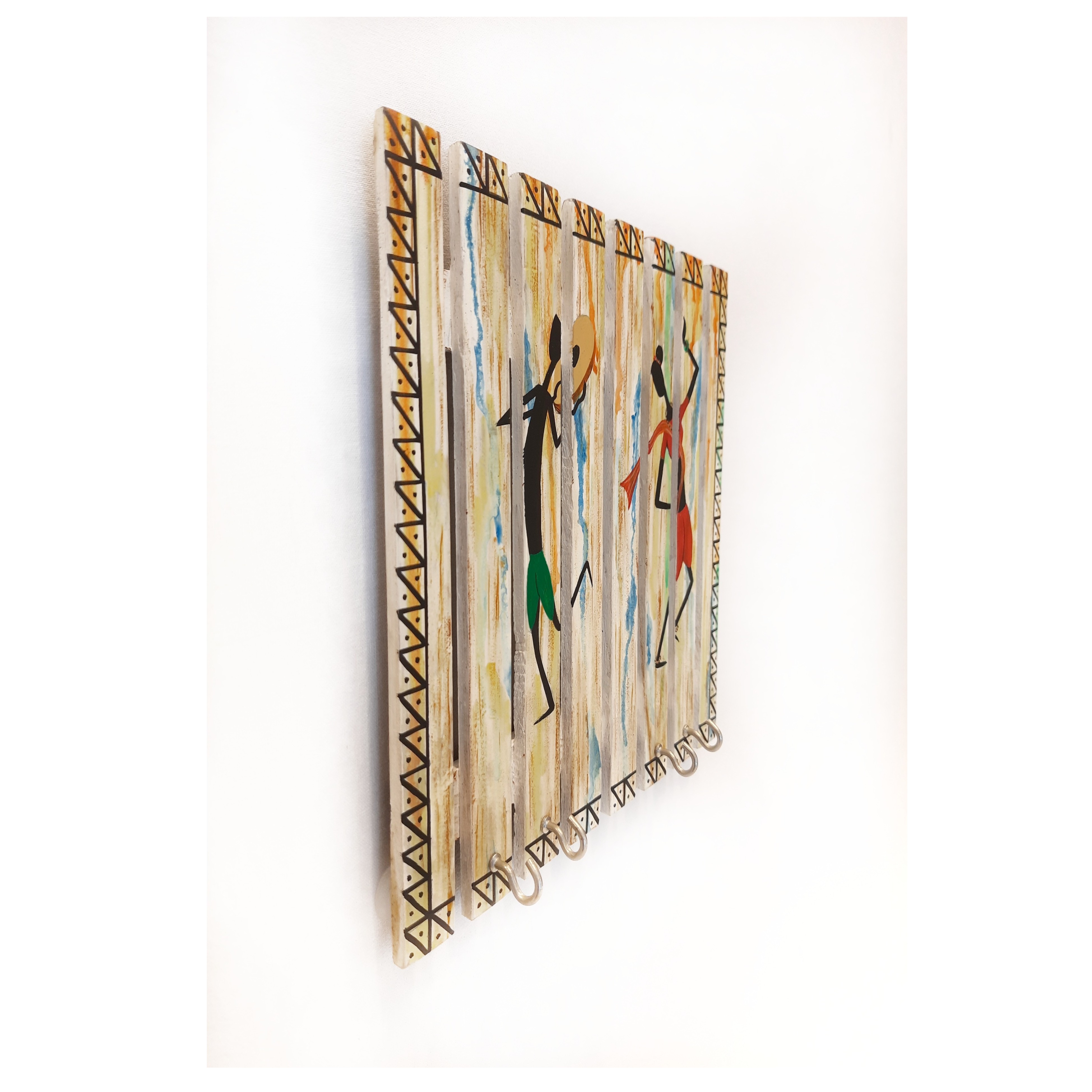 Wooden Picturesque Fencing : (Couple Dancing) - right_view