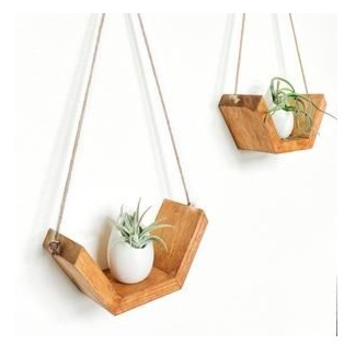 Hanging Shelves by V D Arch - top-view