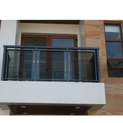 Bar Mild Steel Balcony Railing I 8x0.3x3 foot - front-view