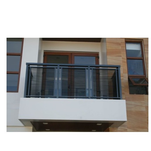 Bar Mild Steel Balcony Railing I 10x0.3x3.5 foot - top-view