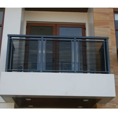 Bar Mild Steel Balcony Railing I 10x0.3x3.5 foot - rear-view