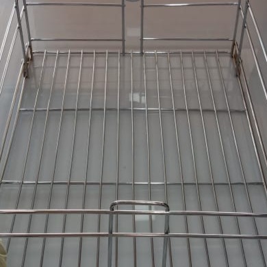 Stainless Steel Kitchen Basket - top-view