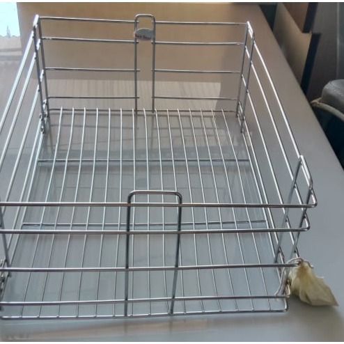 Stainless Steel Kitchen Basket - rear-view