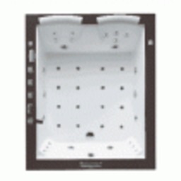 Luxurious Whirlpool White Bathtub cum Jacuzzi - front-view