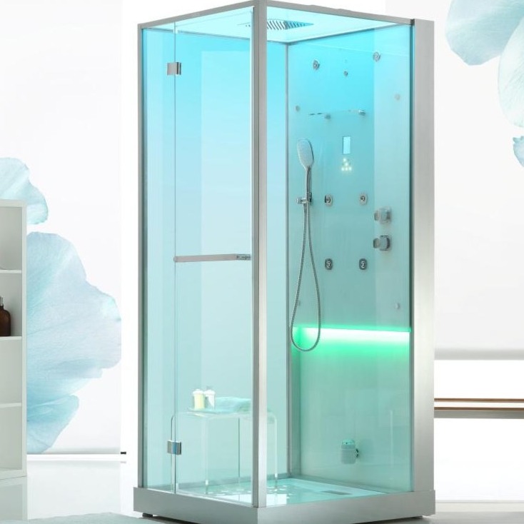 Luxury Bath Cabinet/Cubicle with Acrylic Glasses and Computerized Functions - top-view
