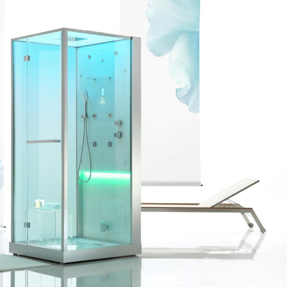 Luxury Bath Cabinet/Cubicle with Acrylic Glasses and Computerized Functions - right-view