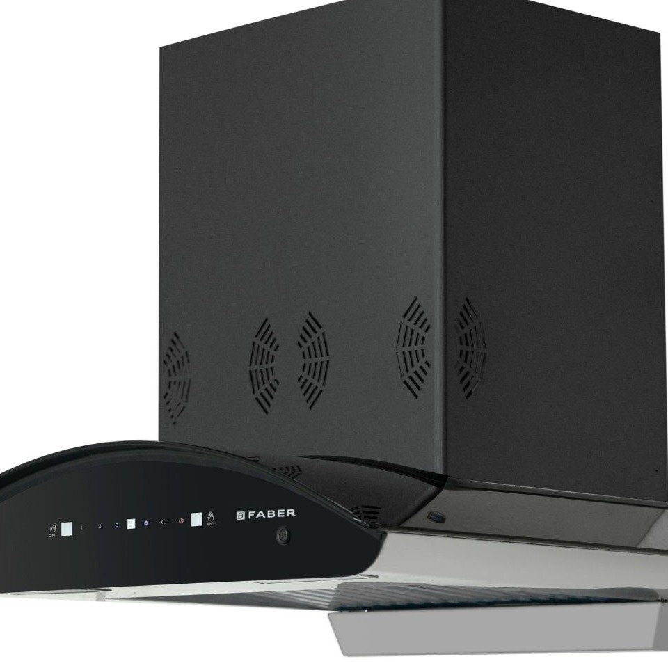 Premia Smart 3D IND HC SC BK 60 cm Wall Mounted Chimney (Black 1250 CMH) - top-view