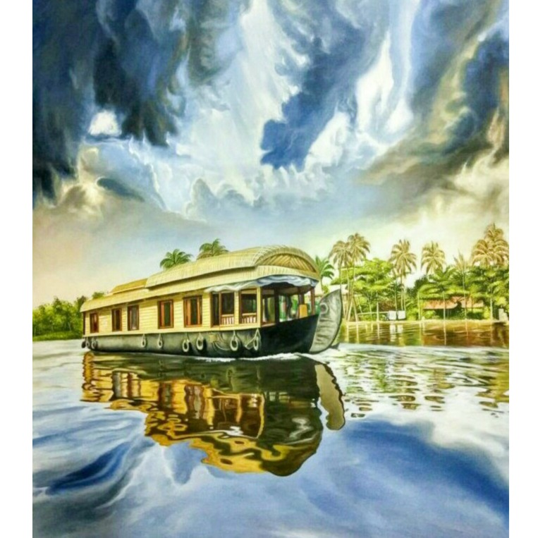 Adorable nature painting - front_view