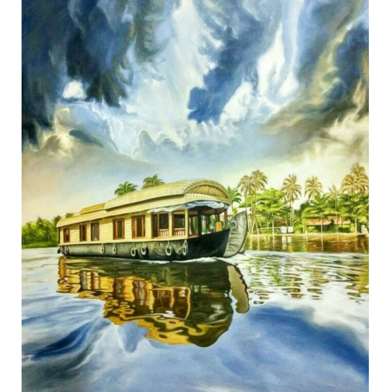Adorable nature painting - top_view