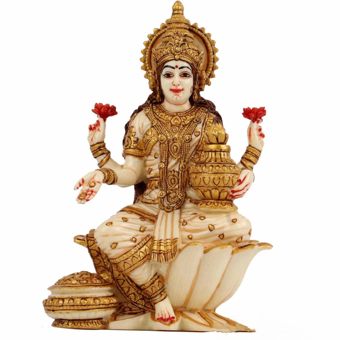 Goddess Lakshmi Idol - front_view