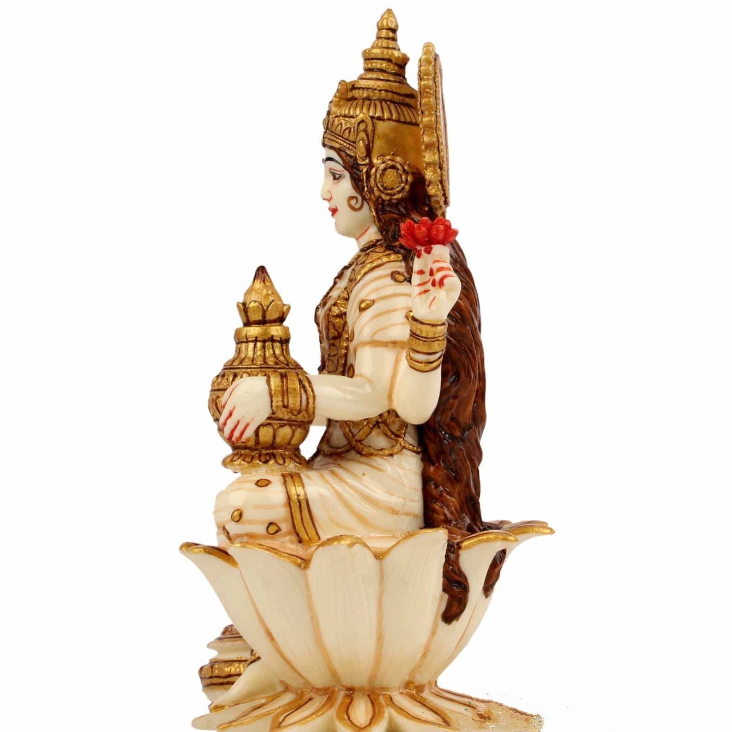 Goddess Lakshmi Idol - right_view