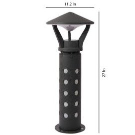Superscape Bollard Light - rear-view