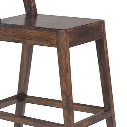 Braxton Wooden bar Stool - front_view