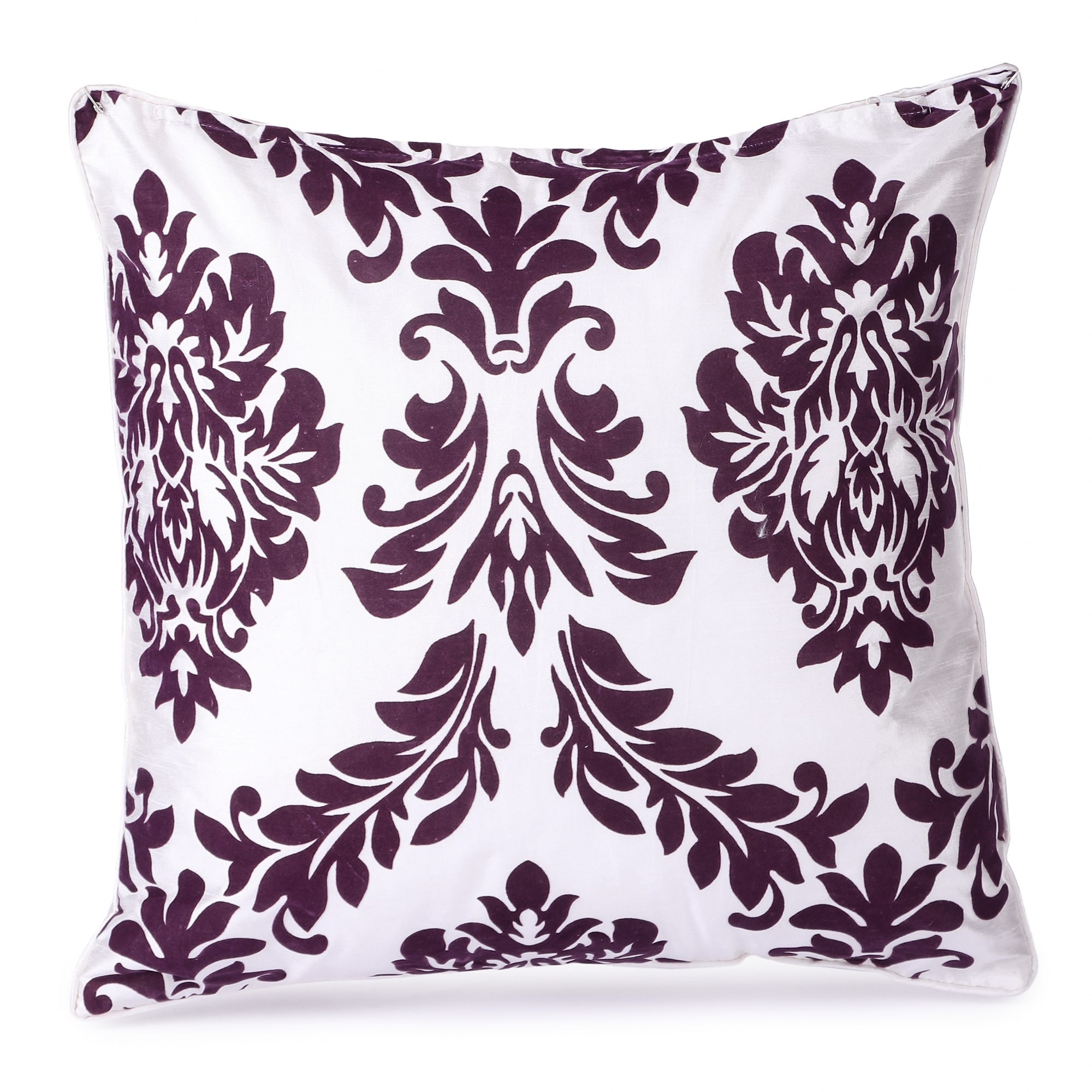 Purple Damask Pillow Cover (Pack of 2) - photo