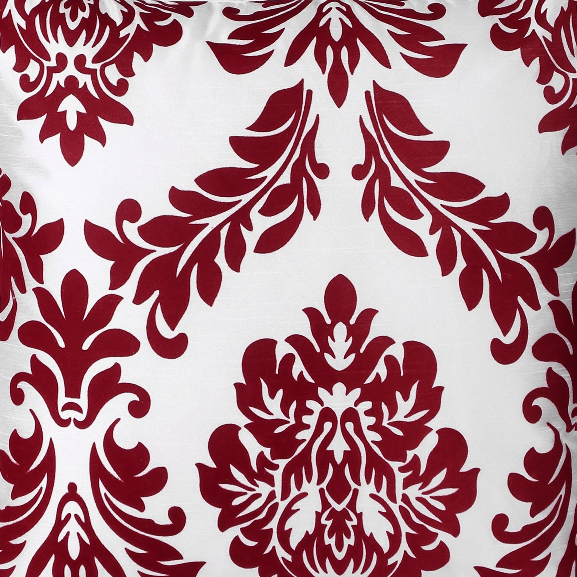 Maroon Embroidery Cushion Cover (Pack of 2) - front-view