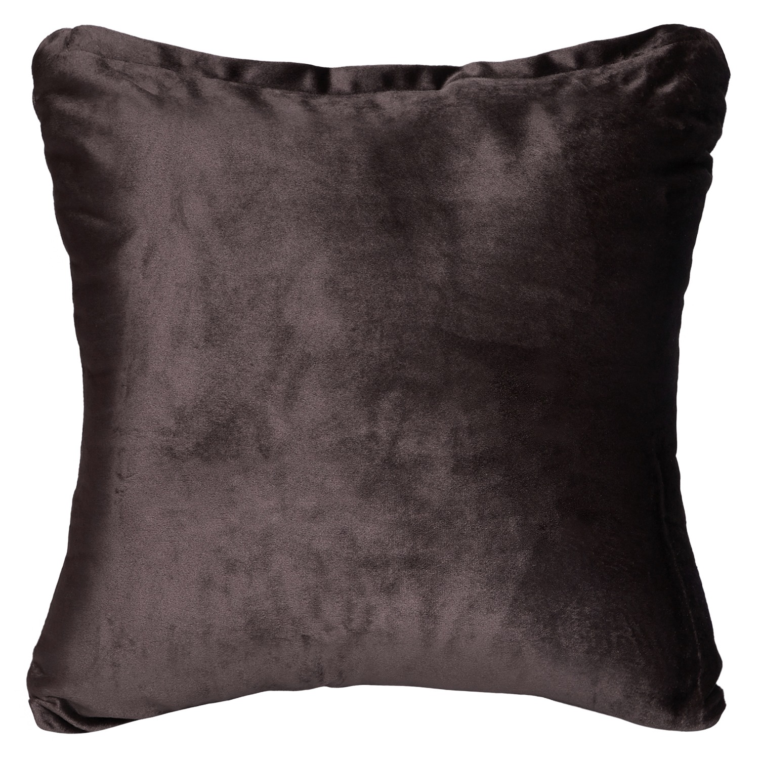 Brown Premium Cushion Cover(set of 2) - top_view