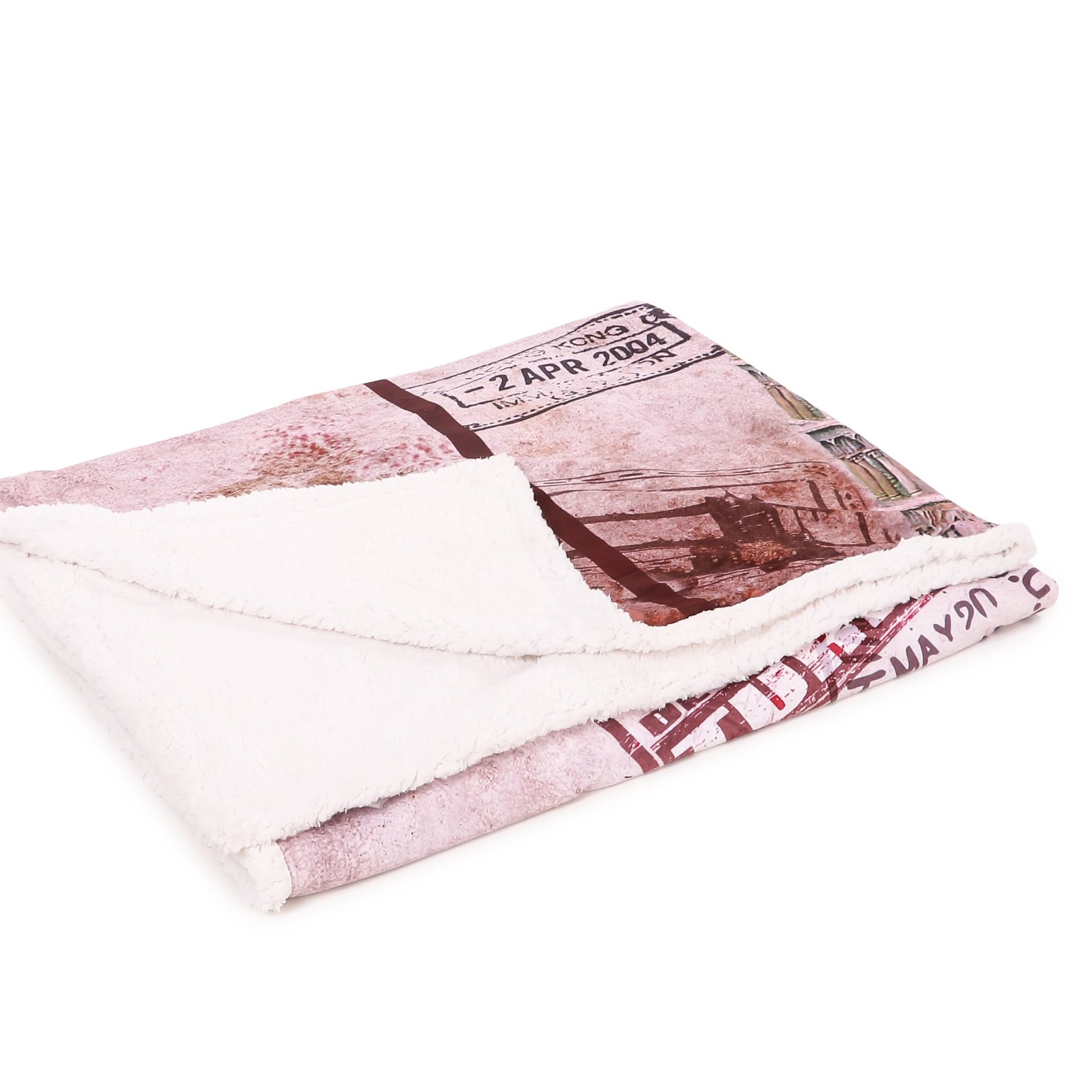 Nomaadi Leaning Tower of Pisa Digital Print(BLanket) - rear-view