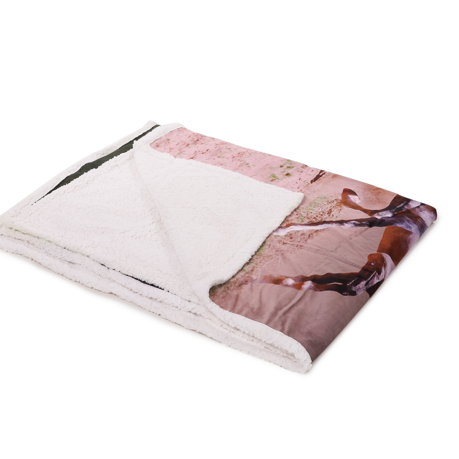 Digital Horse Print (Blanket) - rear-view
