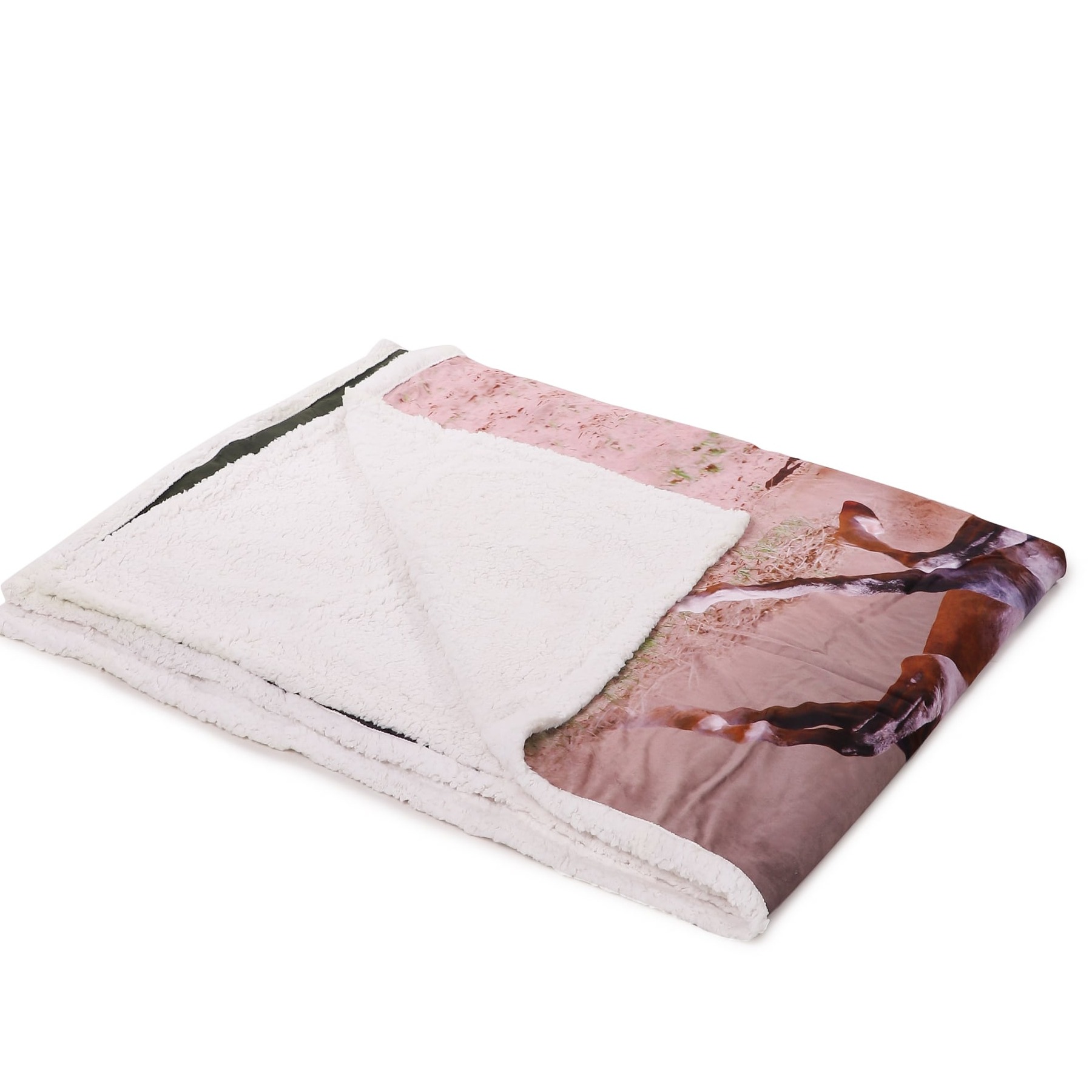 Digital Horse Print (Blanket) - left-view