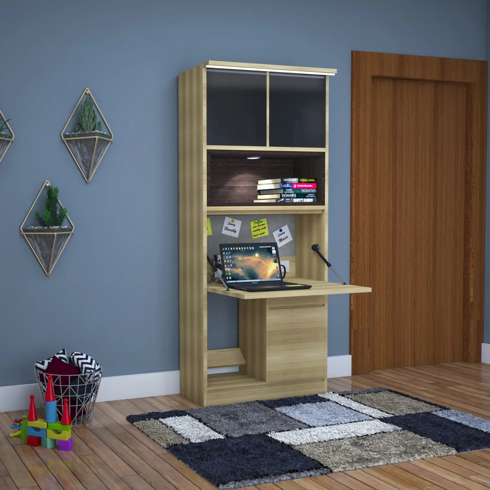 Multi Functional Study Table - front_view