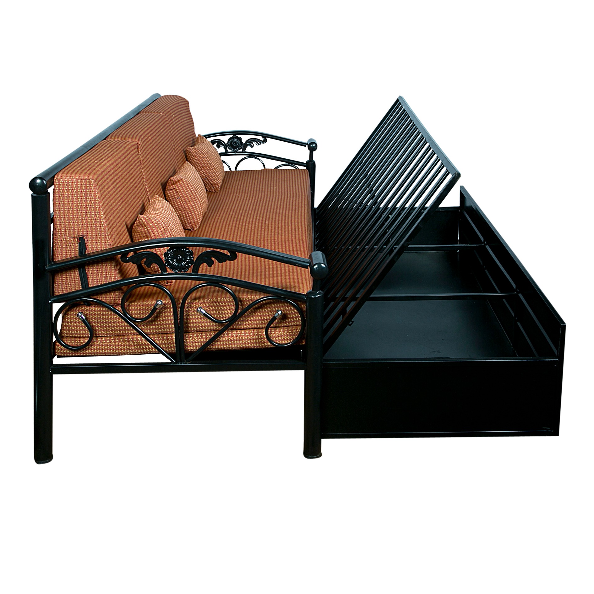 Carlisle Sofa Cum Bed With Hydraulic Storage - right_view