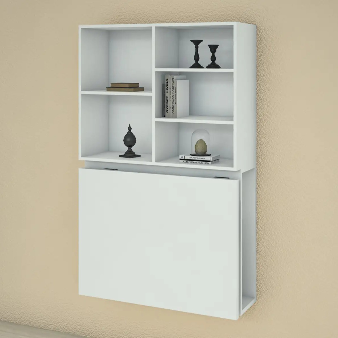 Wall E Space Saving Study Unit - front_view