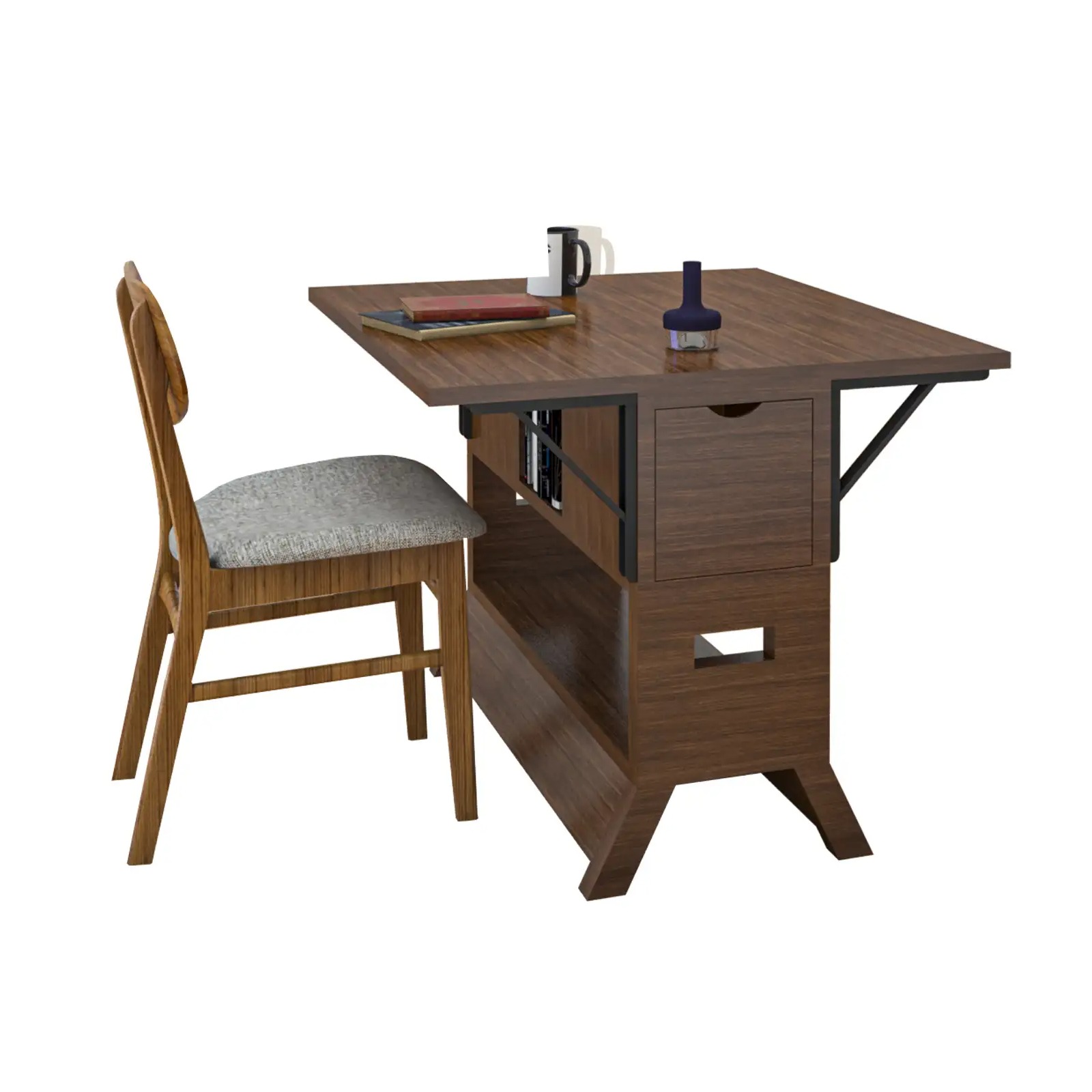 Gwita Foldable Table - top_view