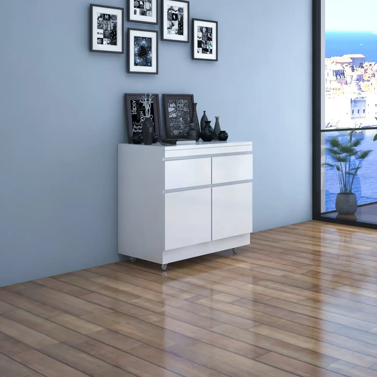 Launtrek Multi Functional laundry Unit - top_view