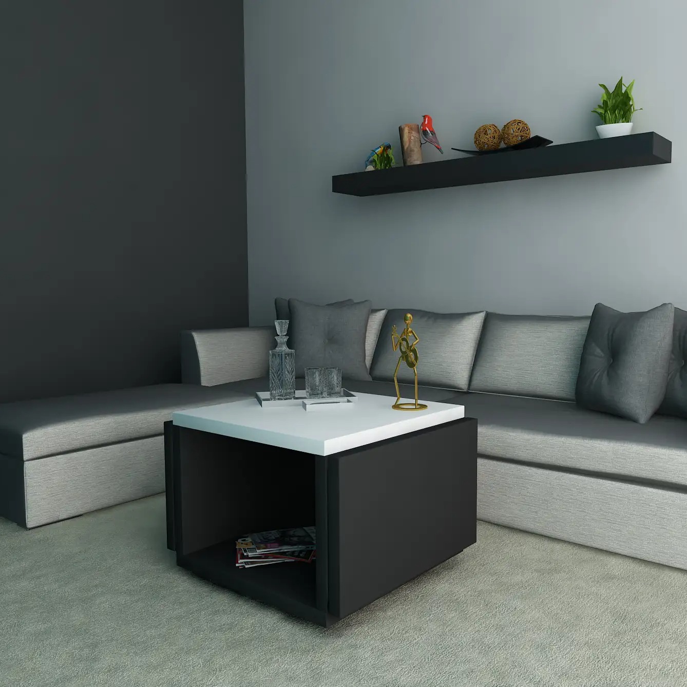 Solo Multi Functional Smart Table - top_view