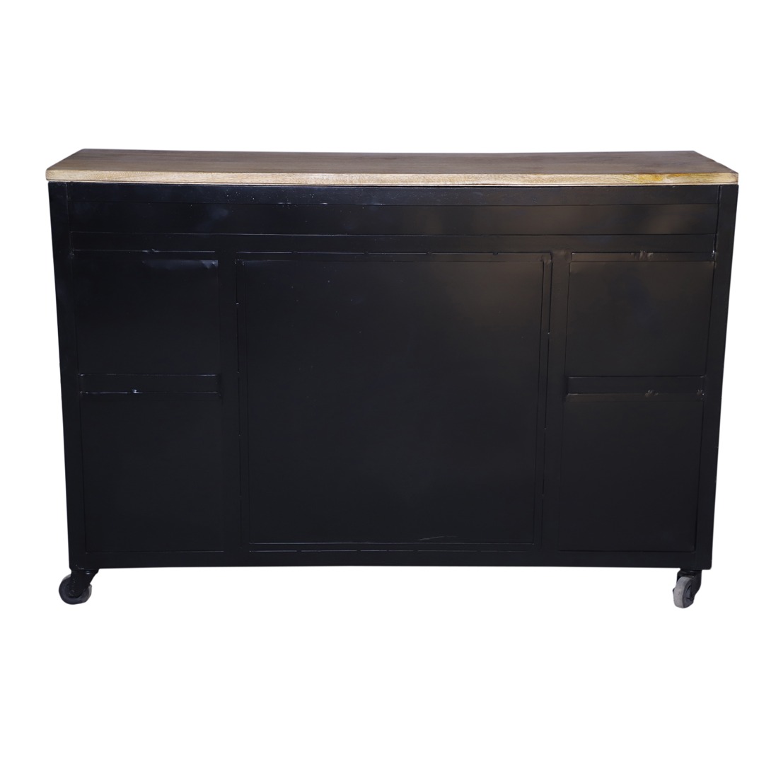 LIVING ROOM CABINET/ BAR CABINET - rear_view
