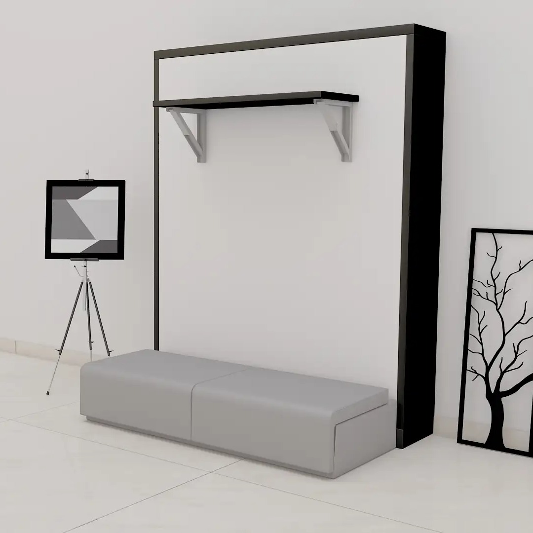 Neptune D Wallbed with Sofa Queen size - top_view
