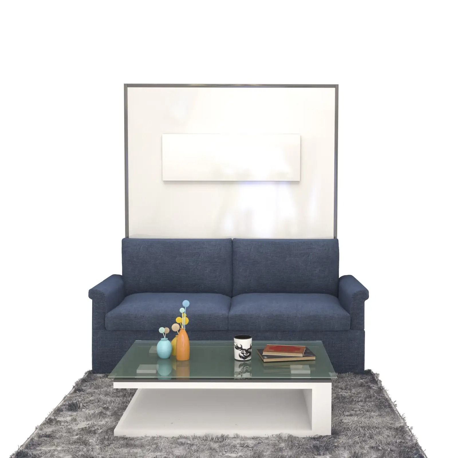 Oliver A Wallbed with Sofa Queen size - right_view