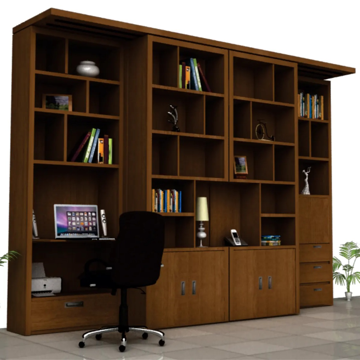 Magnus Prime OnePlus Wallbed Systems - rear_view