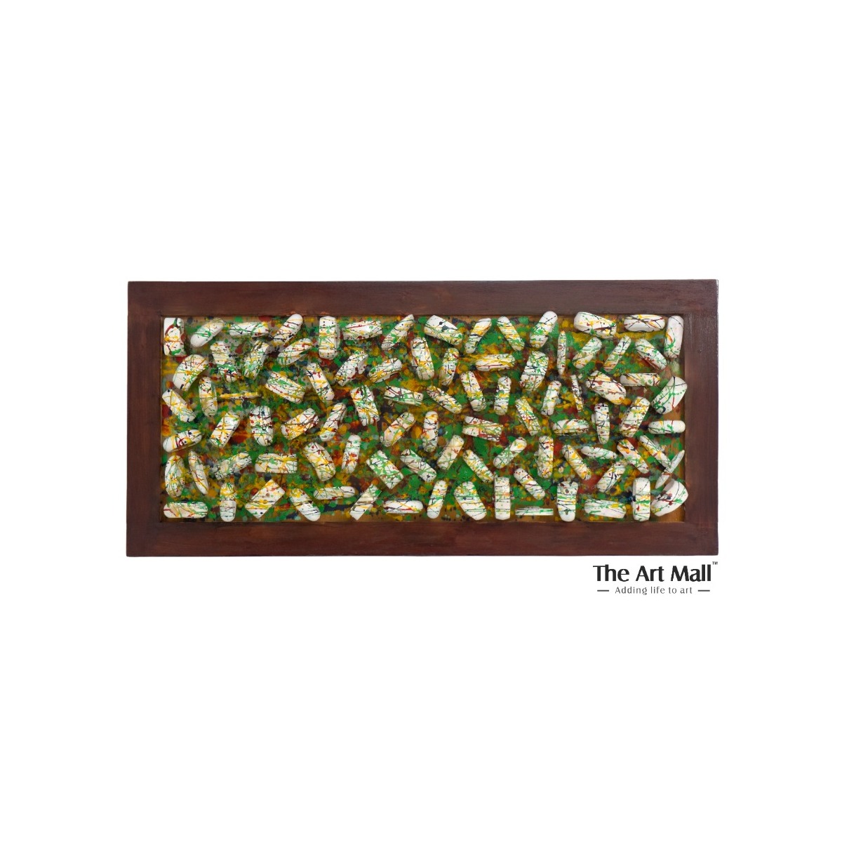 Loomed Wooden Wall Art - top_view