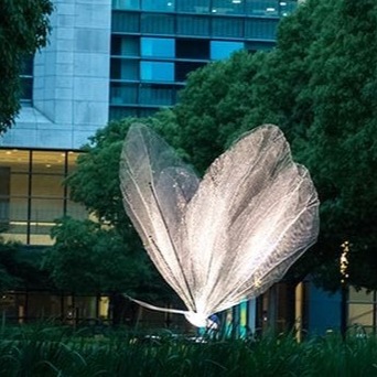 Butterfly Sculpture - top-view