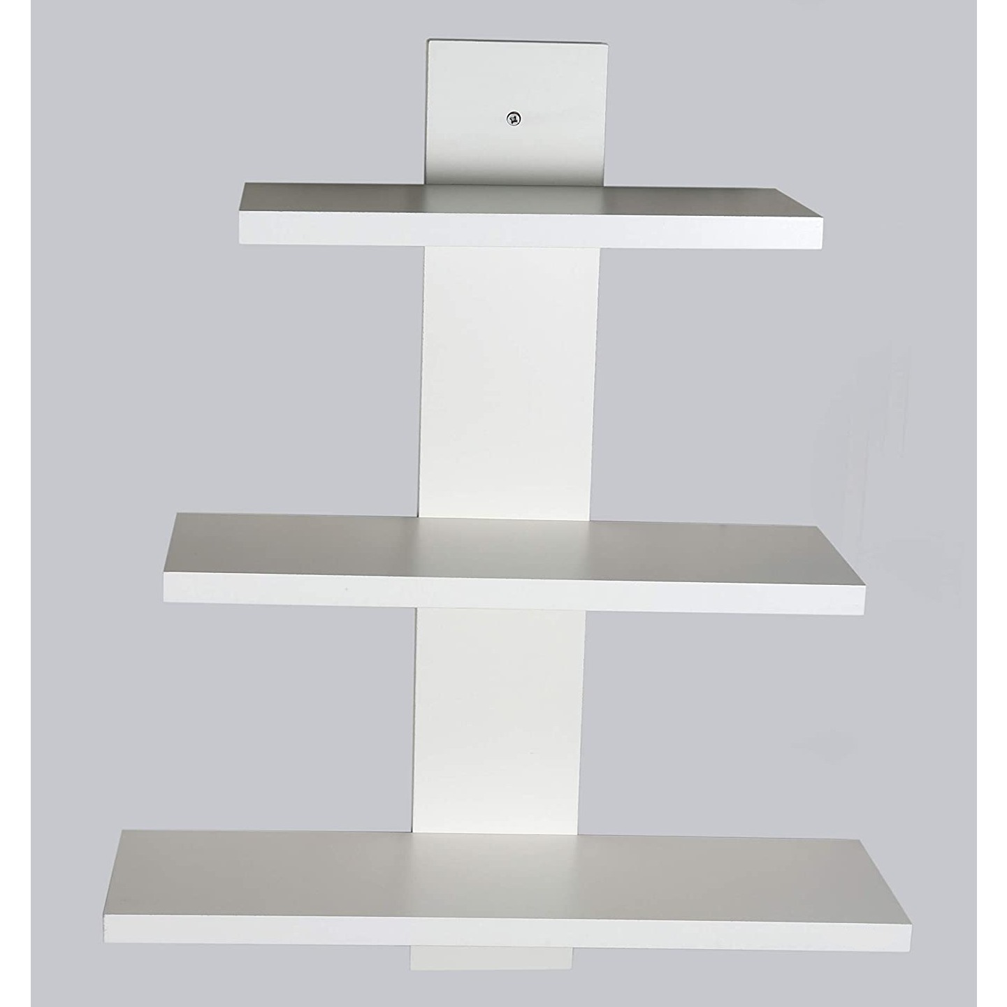 White Mounted Wall Shelve - rear-view