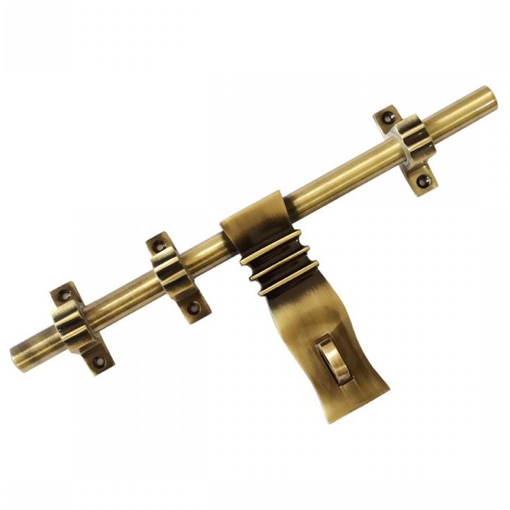 Antique Brass Aldrop For Door - top-view