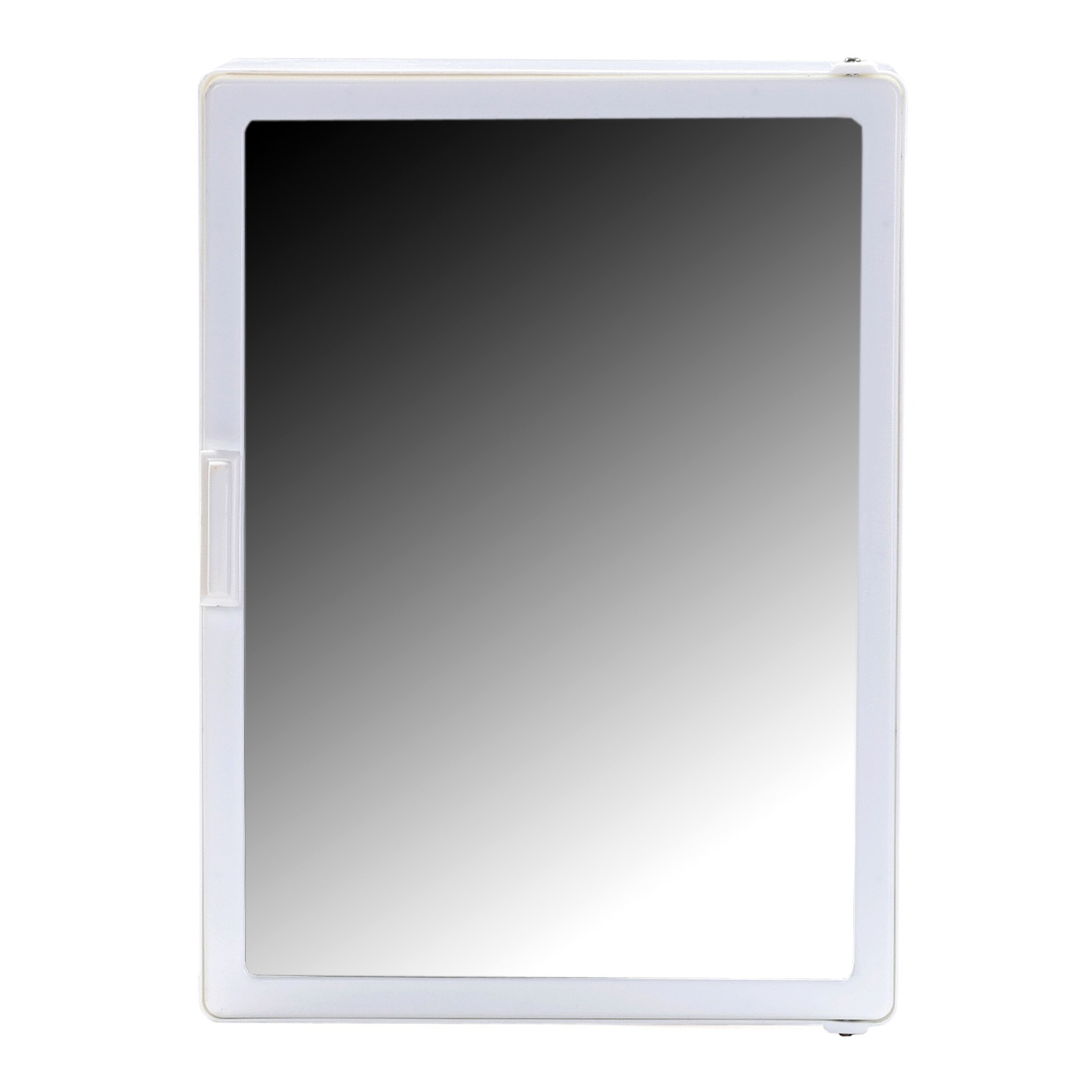 Bourget Bathroom Mirror Cabinet In White - front_view