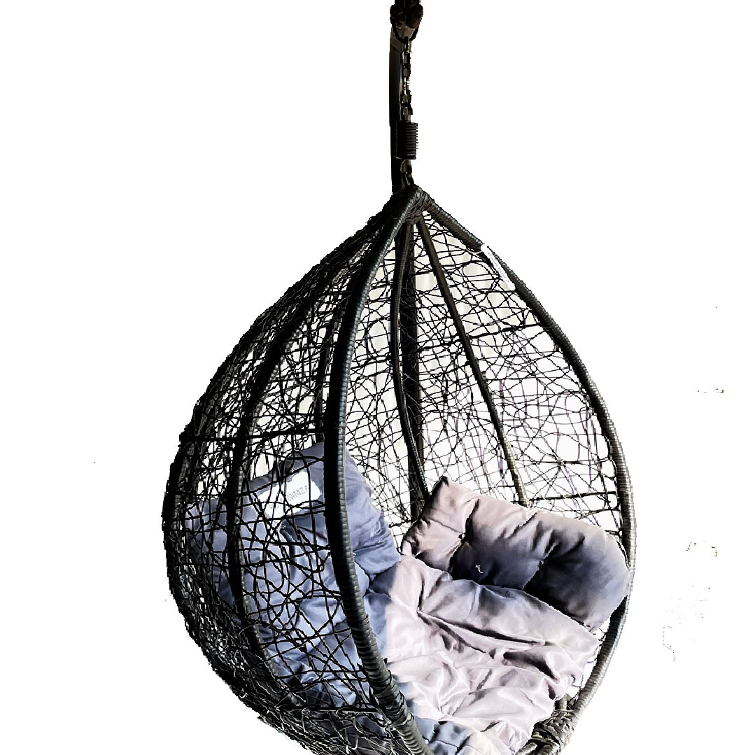 Swing Chair with Stand & Cushion - top_view