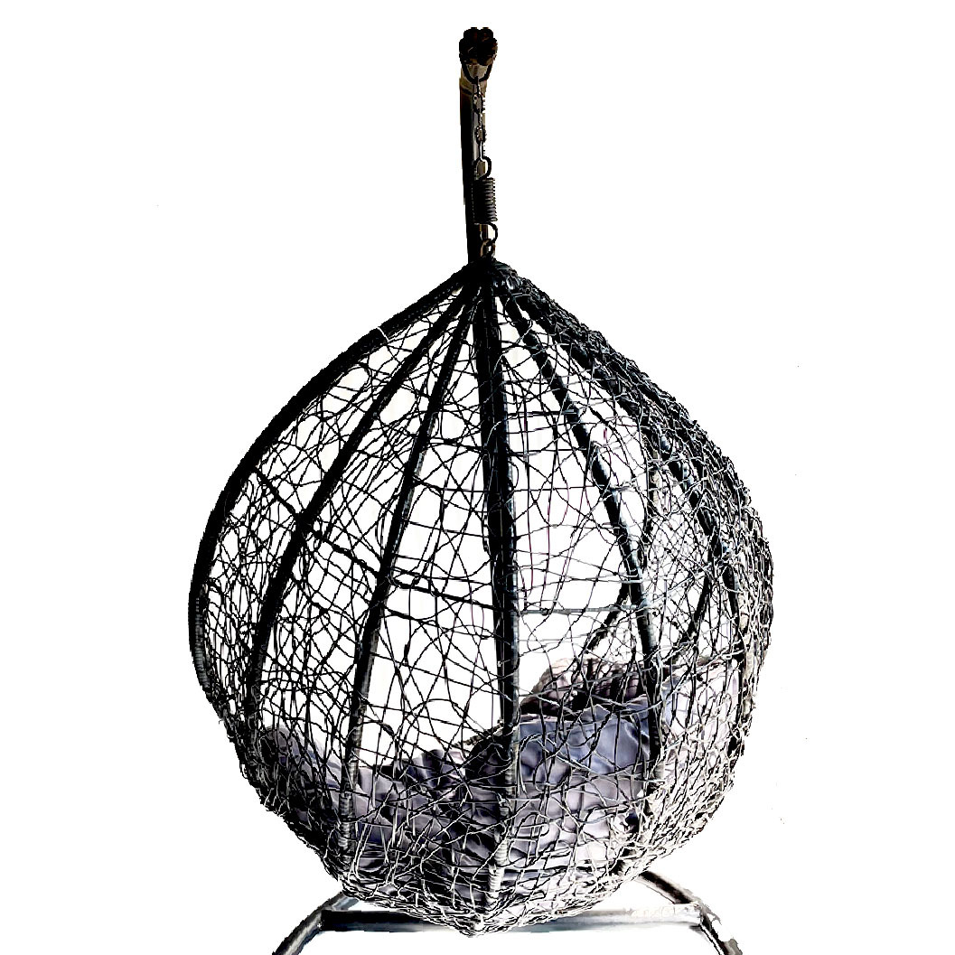 Swing Chair with Stand & Cushion - left_view