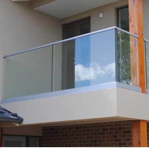 Aluminum And Glass Railings - top-view